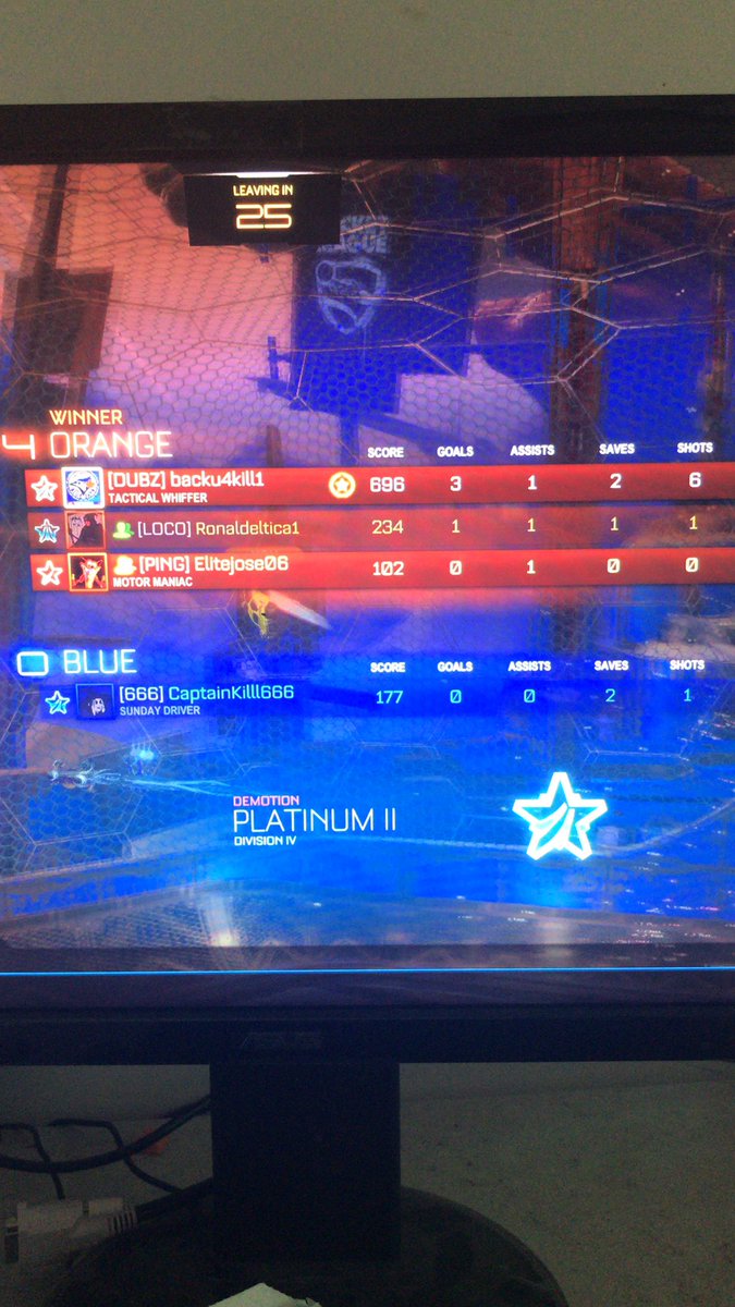 Backu4kill1's tweet photo. Yay even when I win I still get demoted https://t.co/Mqyoy2JsAt