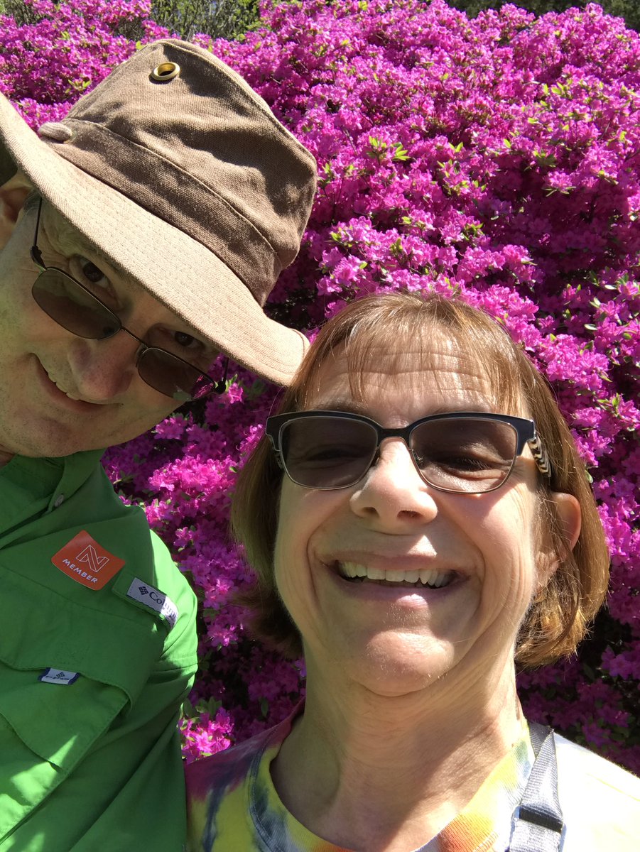 Dug_Brooks's tweet photo. @Gamboneml with ML in the gardens at Newfields. https://t.co/SRuSyg8twc
