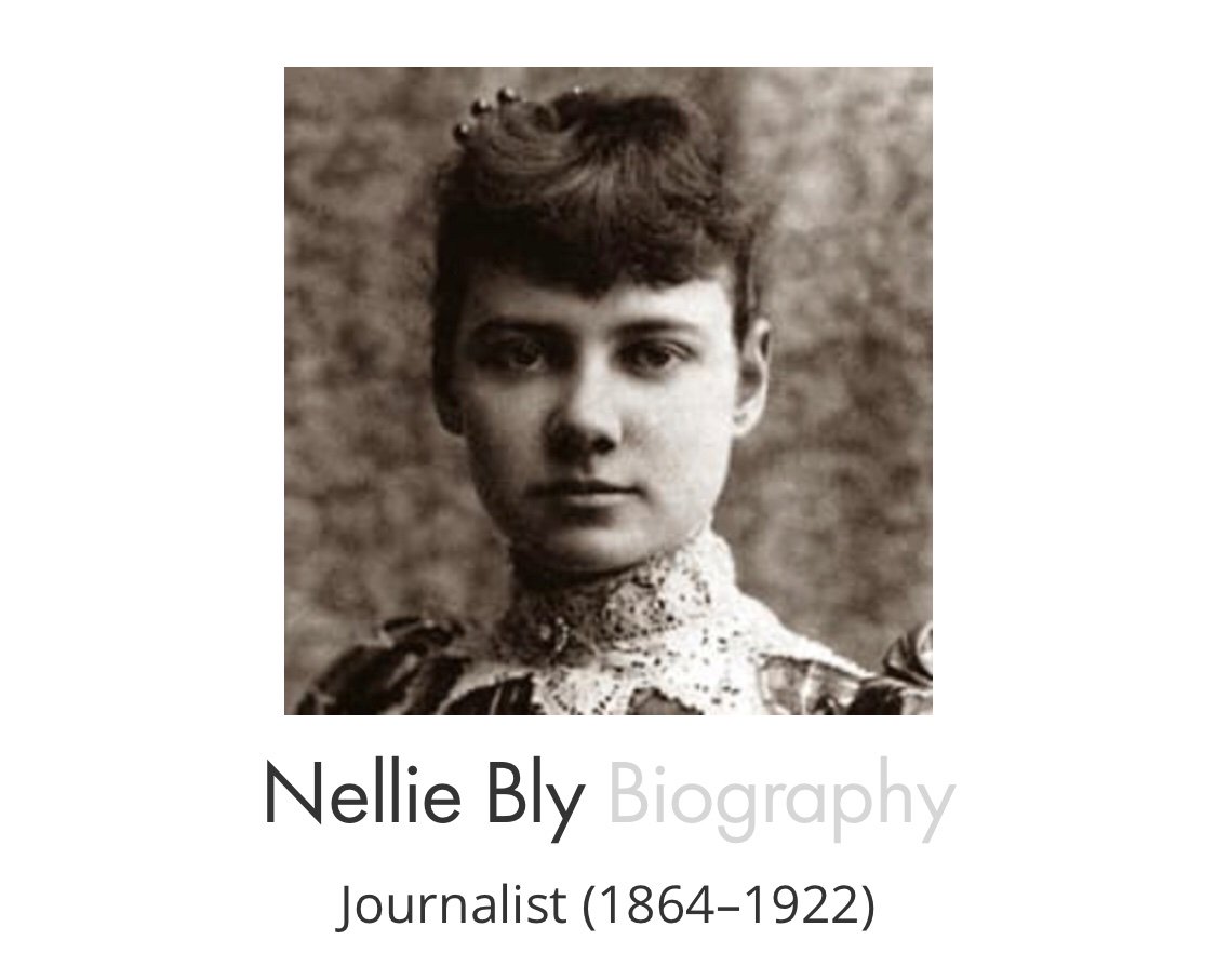 boss2beboutique's tweet image. Today in Woman's History Nellie Blye check her story here. #Boss2BeBoutique #Boss2BeVip #BossFemale #PuertoRico biography.com/activist/nelli…