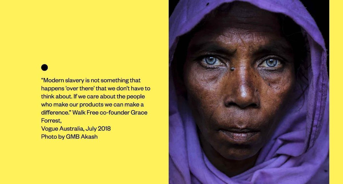 Did you know, 40.3 million people globally are trapped in modern slavery, and 71% are women?
Complex supply chains in the fashion industry make it easier for illegal activity to go unnoticed. Will you ask #WhoMadeMyClothes?
buff.ly/2Gn1rFn
<a href="/ourgoodbrands/">OurGoodBrands</a> #ethicalhour