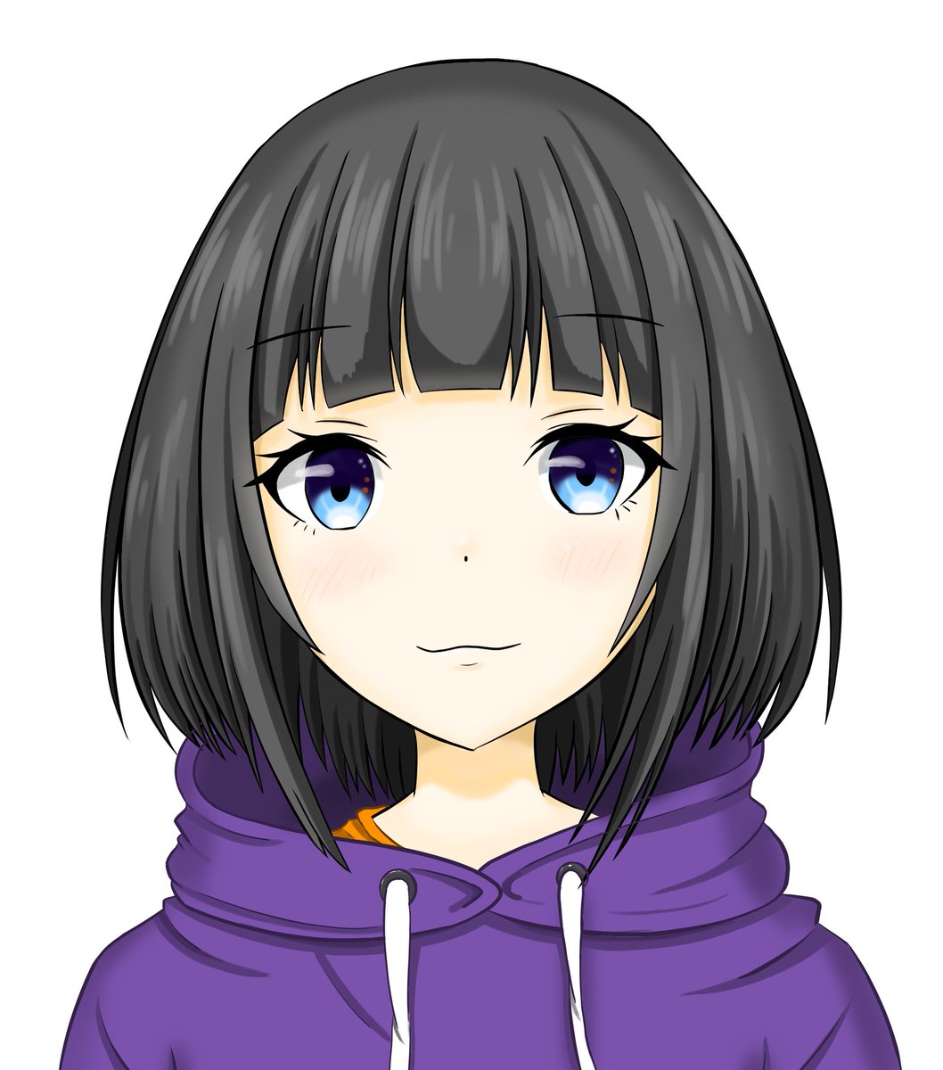 パーカー女子 絵描きさんと繋がりたい せしるんのイラスト