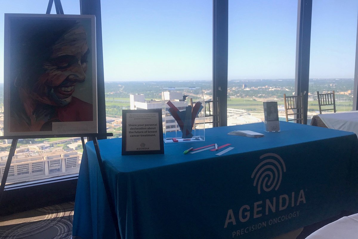 knowyourbreasts's tweet image. Agendia is proud to sponsor of the 2019 Lighting Your Path - Survivorship After Breast Cancer patient meeting after #ASBrS19 on Sunday May 5. Come see us and Angie’s story at the 48th fl. of the Tower Club Dallas from 9:30-3pm. #BCSM #breastcancersurvivor bit.ly/2vhEop6