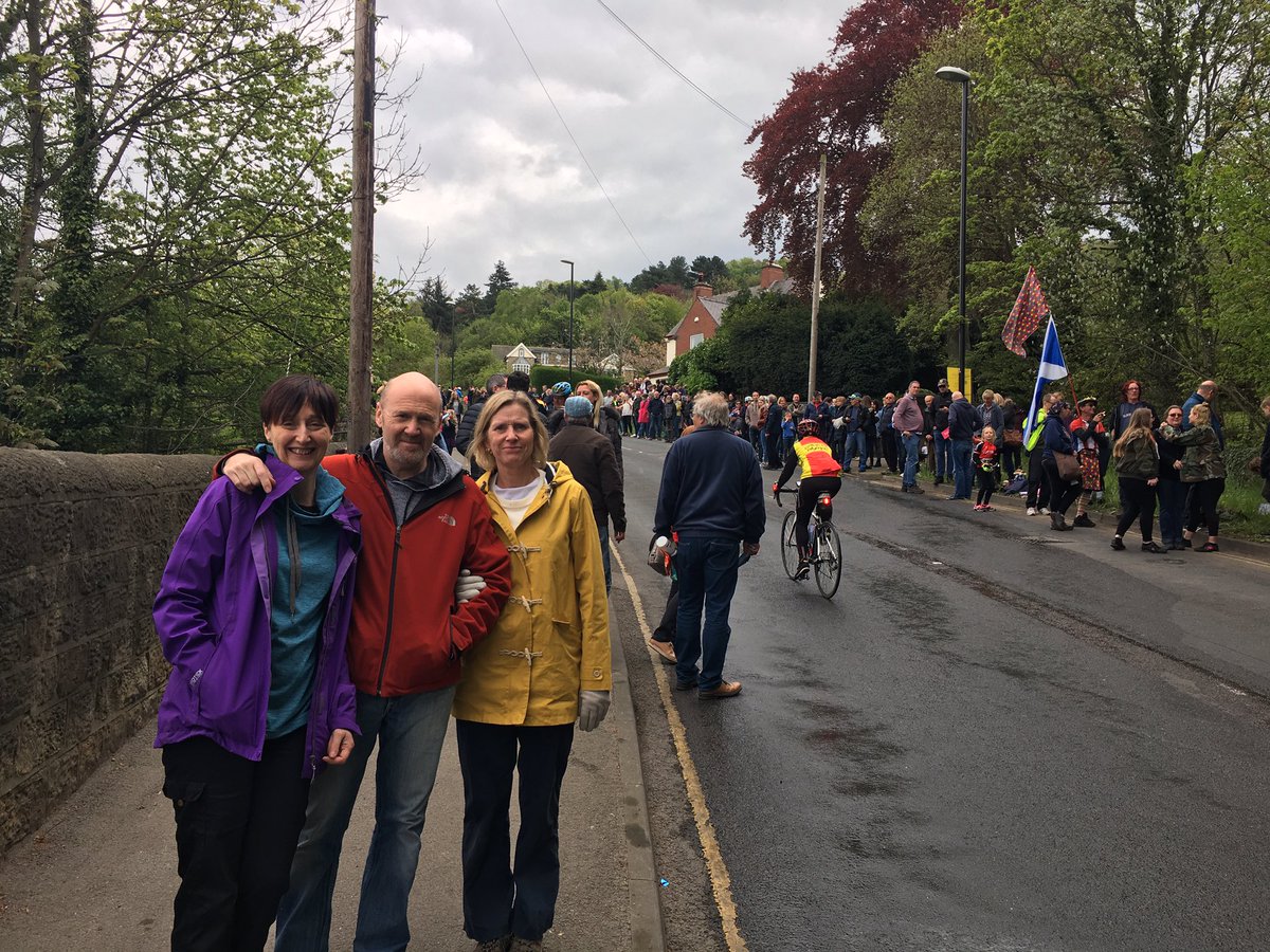 Watching #TourdeYorkshire on the #cotedechevin!