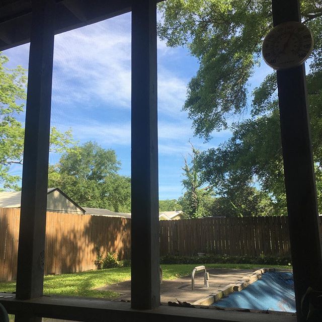 coltmelrose's tweet photo. Enjoying time with the Lord on the back porch at my in-laws this morning.  Taking my girl for some crawfish later today. All creation testifies of the Glory is the Lord. https://t.co/lmRLIRxbNL https://t.co/Yo1HSgDUgr