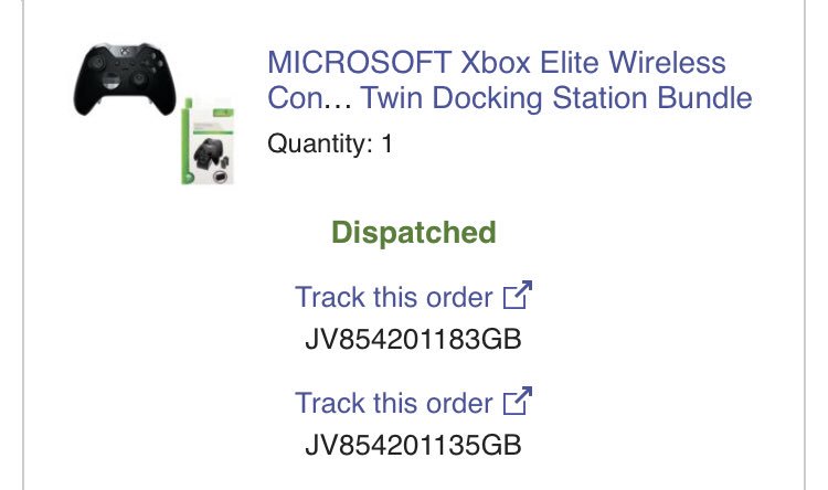 afletcher1981's tweet photo. @curryspcworld Xbox elite controller ordered Nov 2018 order CUR1856642681. Now faulty. Went into Cramlington store for replacement as advised. No record of my purchase on system, asked to leave the store, WTF? https://t.co/s5w0jxO398