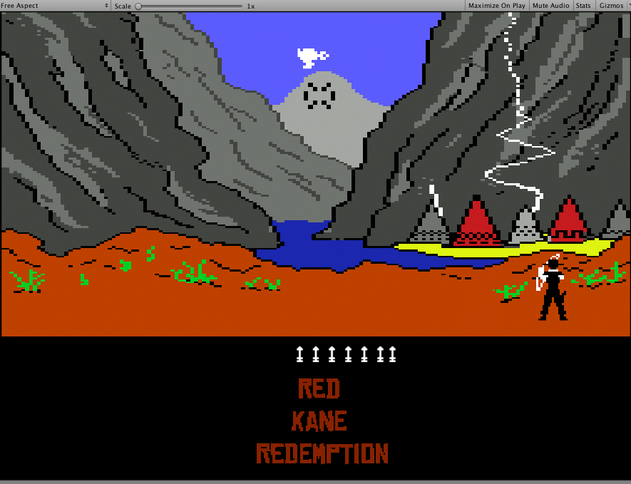doginatank's tweet photo. I have been tidying up one of my unfinished projects today, "Red Kane Redemption". The old #c64 and #zxsprectrum #mastertronic game Kane https://t.co/rWvOzcc3hR