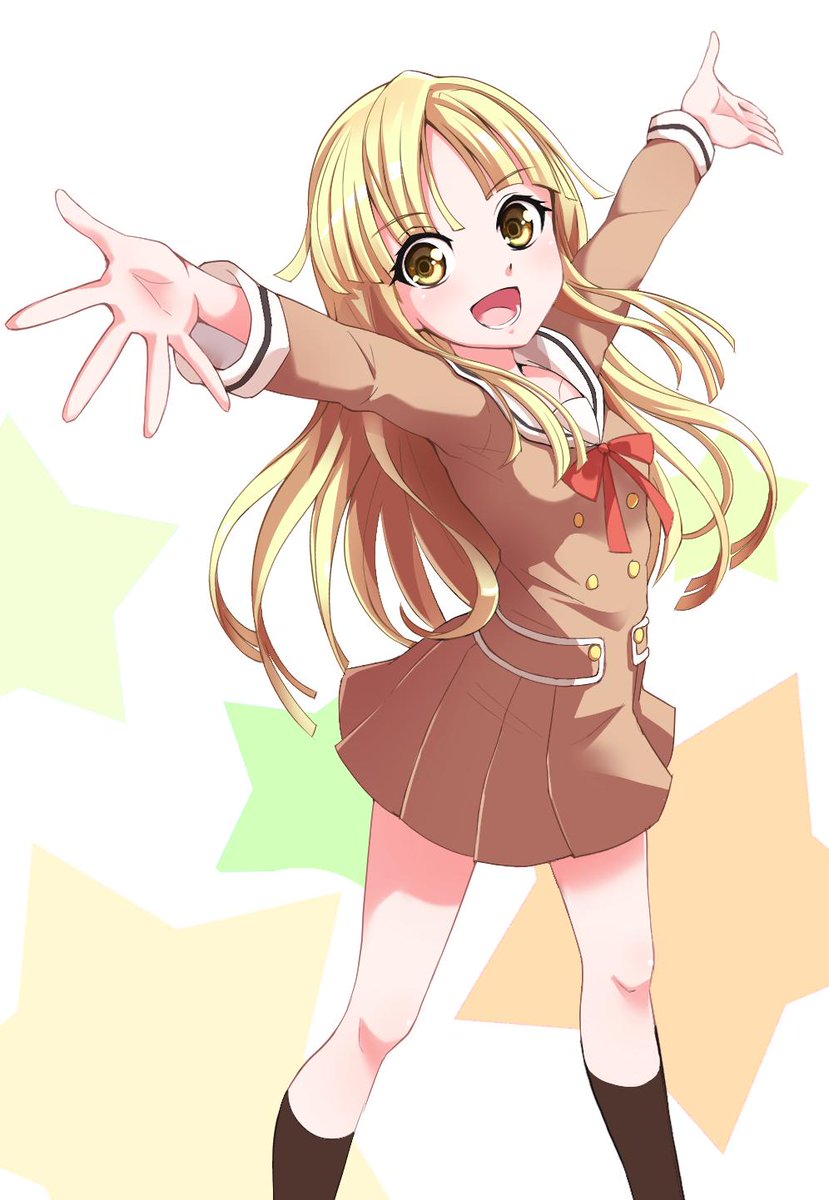 #バンドリ アプリ入れてみましたが、弦巻こころちゃんが可愛いです 