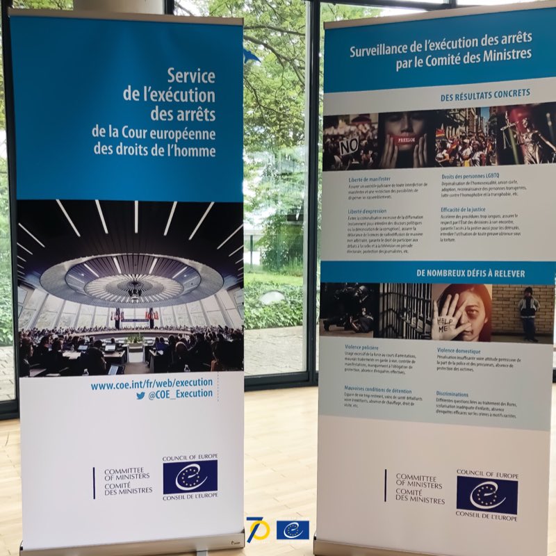 CoE_RuleofLaw's tweet photo. Our colleagues from the Department for the Execution of #ECHR Judgments participate in the Open Day organised today!
📍Palais des droits de l'homme
🇪🇺🎂 @coe 70 years and #ECHR 60 years
@COE_Execution #HumanRights #CoE70 #ECHR60 https://t.co/I1zHyefik7