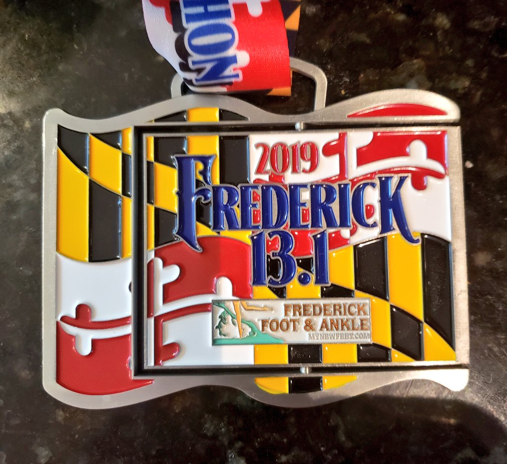 Dr_Mihalik's tweet photo. Survived the elements and finished the Frederick Half Marathon πββοΈπ§ #FrederickRunFest @RunFrederick https://t.co/JsiIC4ylSJ