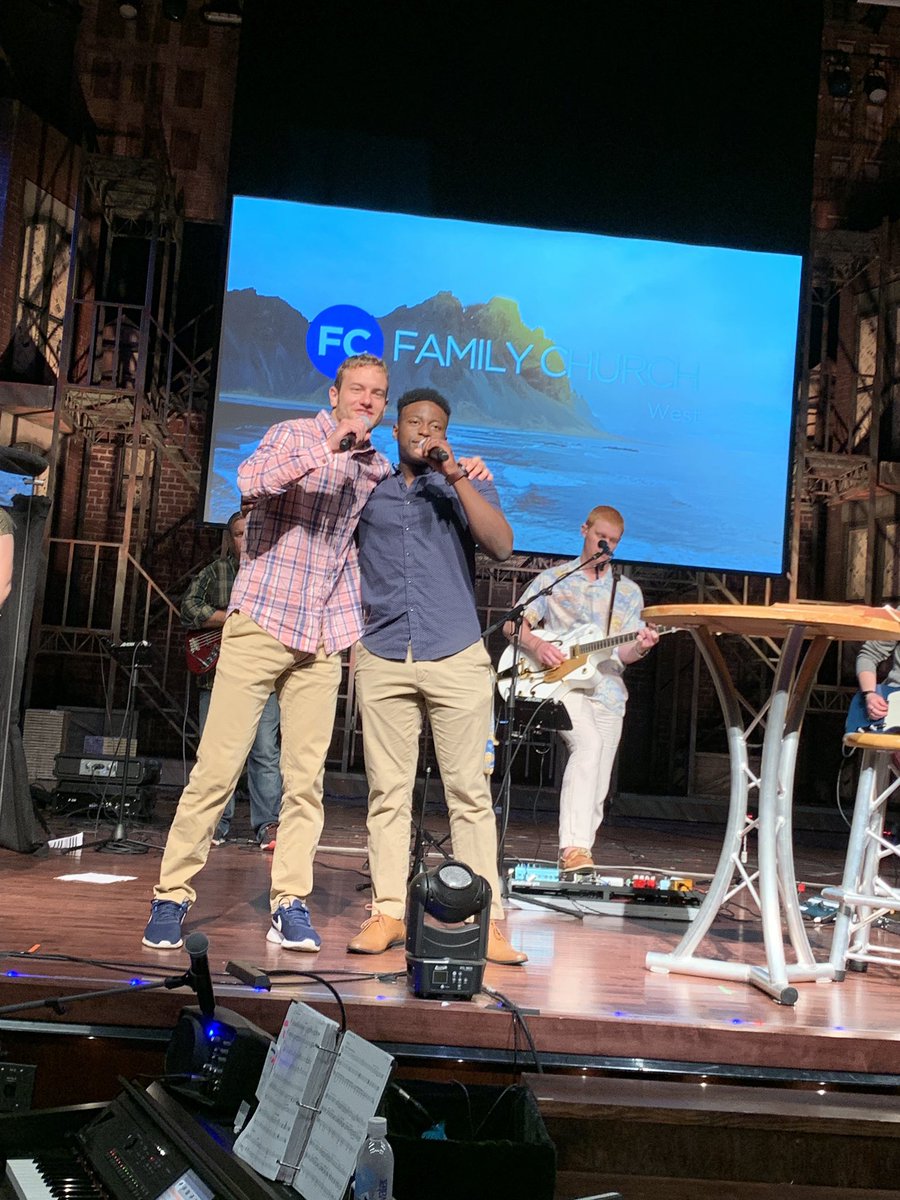 palmbeachd's tweet photo. Who let these fools on stage? @goFamilyChurch #ChurchOutThere https://t.co/DMTF2TZSza