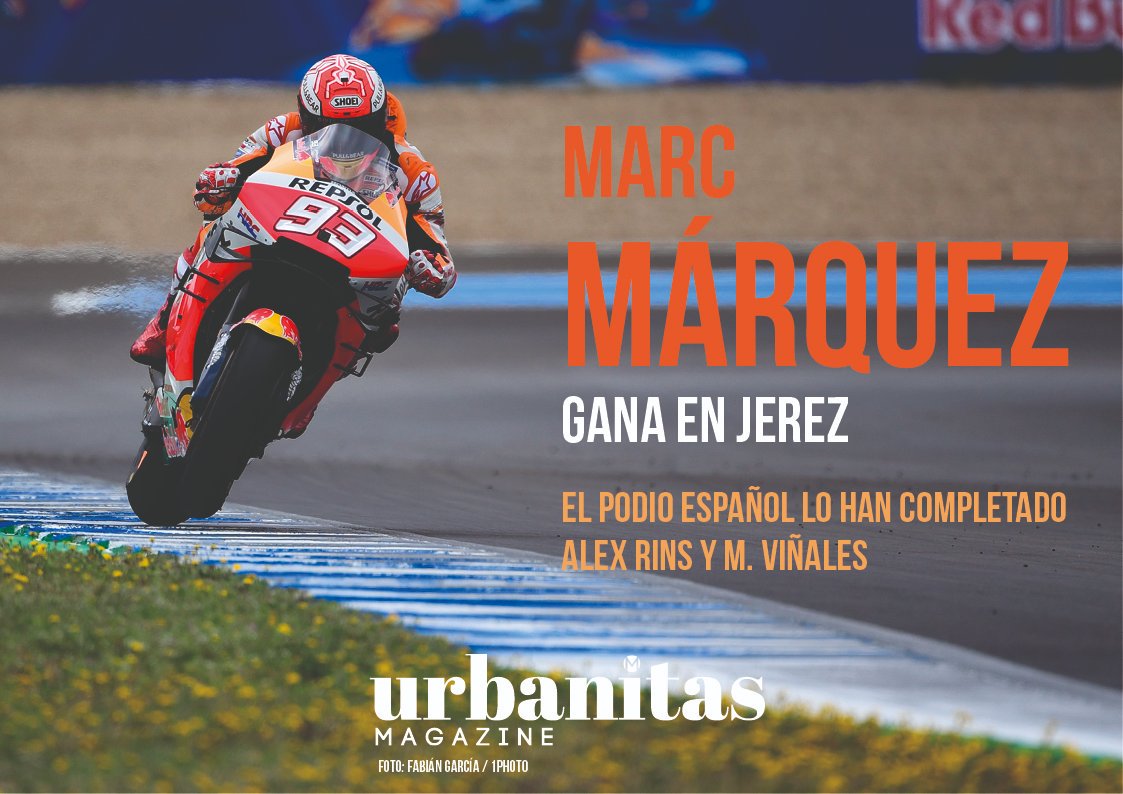 UrbanitasMgz's tweet photo. Enhorabuena @marcmarquez93 
#GPEspaña @MotoGP @circuitodejerez https://t.co/riTZAe6TPH