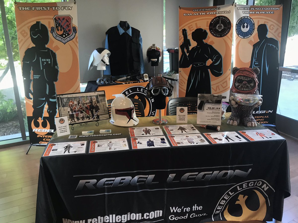 Come meet the <a href="/rebellegion/">The Rebel Legion</a> at Sacramento’s <a href="/WestSac_IGX/">Intergalactic Expo</a> today and Join The Rebellion. #WeAreTheGoodGuys #WeRebel #DoItForChewie  <a href="/501stLegion/">501st Legion</a> <a href="/mandomercs/">Mando Mercs Costuming Club</a> @TerenClan