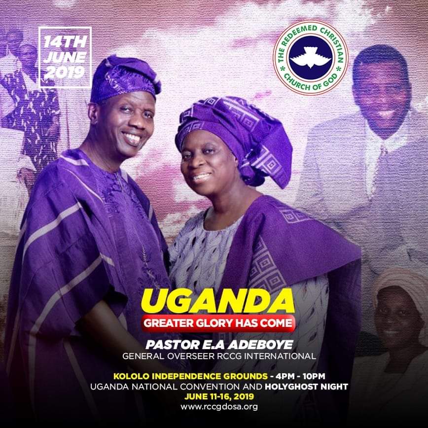 Rccgvcuganda's tweet photo. Uganda Arise!!!! It's our Season of GREATER GLORY! 
June 11th to 16th.
Mark your calendars! https://t.co/jnQpvrye4G