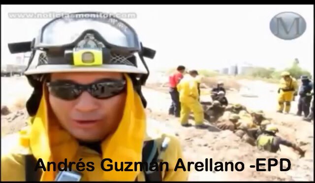 Andrés Guzmán Arellano, un gran bombero, un líder descansa en paz.