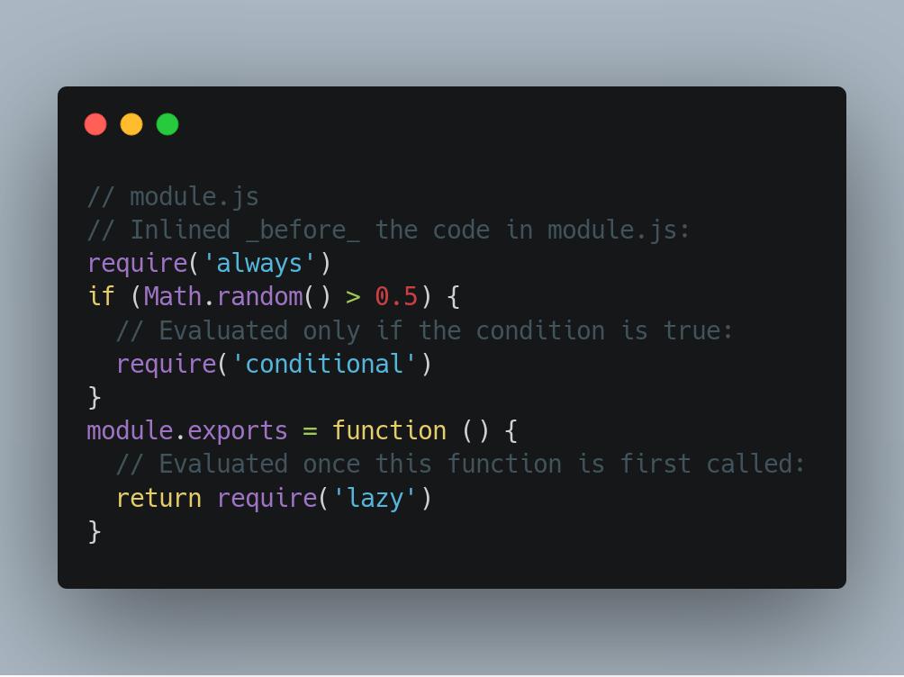 goto_bus_stop's tweet image. the latest version of the @browserify bundle flattener `browser-pack-flat` now detects modules that are conditionally or lazily `require()`d, fixing issues with some more complex CommonJS patterns. still with minimal runtime for most modules! (←in →out)
github.com/goto-bus-stop/…
