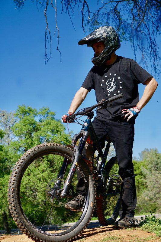 standardcloco's tweet image. CJ hitting the trails in his ||Black Colony + Tee|| #StandardCloCo #SolidFoundations #ConstructingNewLevels