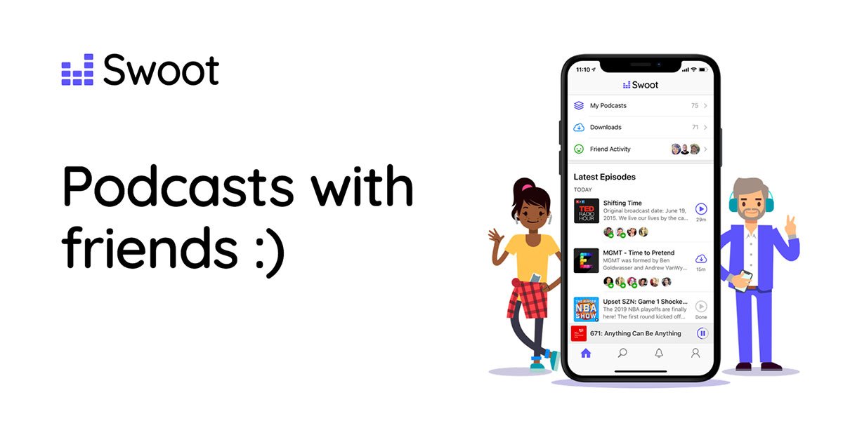 terrikmcrae's tweet photo. Podcasts are my rush-hour friend and @SwootHQ is making them social. @ammamarfo from @socialmediaweek shares how. https://t.co/JZuZC3Obnj

#swoot #podcastwithfriends #socialmedia #smm #snhusmm https://t.co/9KlXpskwz7
