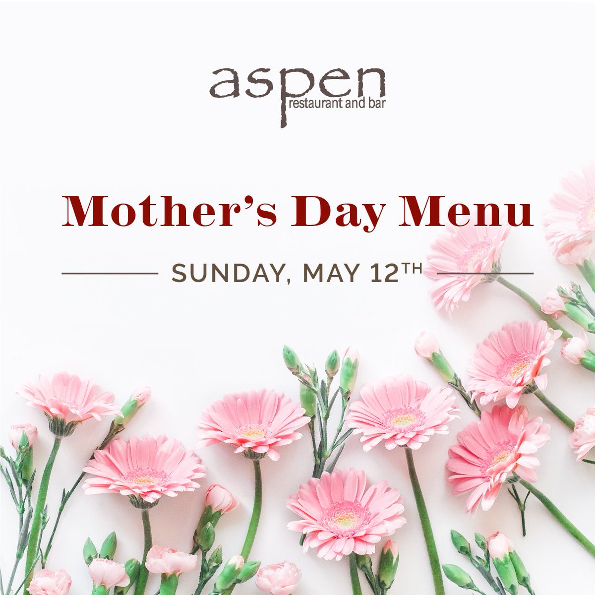 DineAspen's tweet photo. Celebrate Mom this Mother’s Day with a culinary experience at Aspen. Our chefs curated a menu of small plates and entrees featuring Lobster Bolognese, Seared Salmon, and Crispy Zucchini Blossoms. View menu: https://t.co/pPzqlh23dv

Reserve table: https://t.co/8oINH2Y25x https://t.co/5wM6qGP5VQ