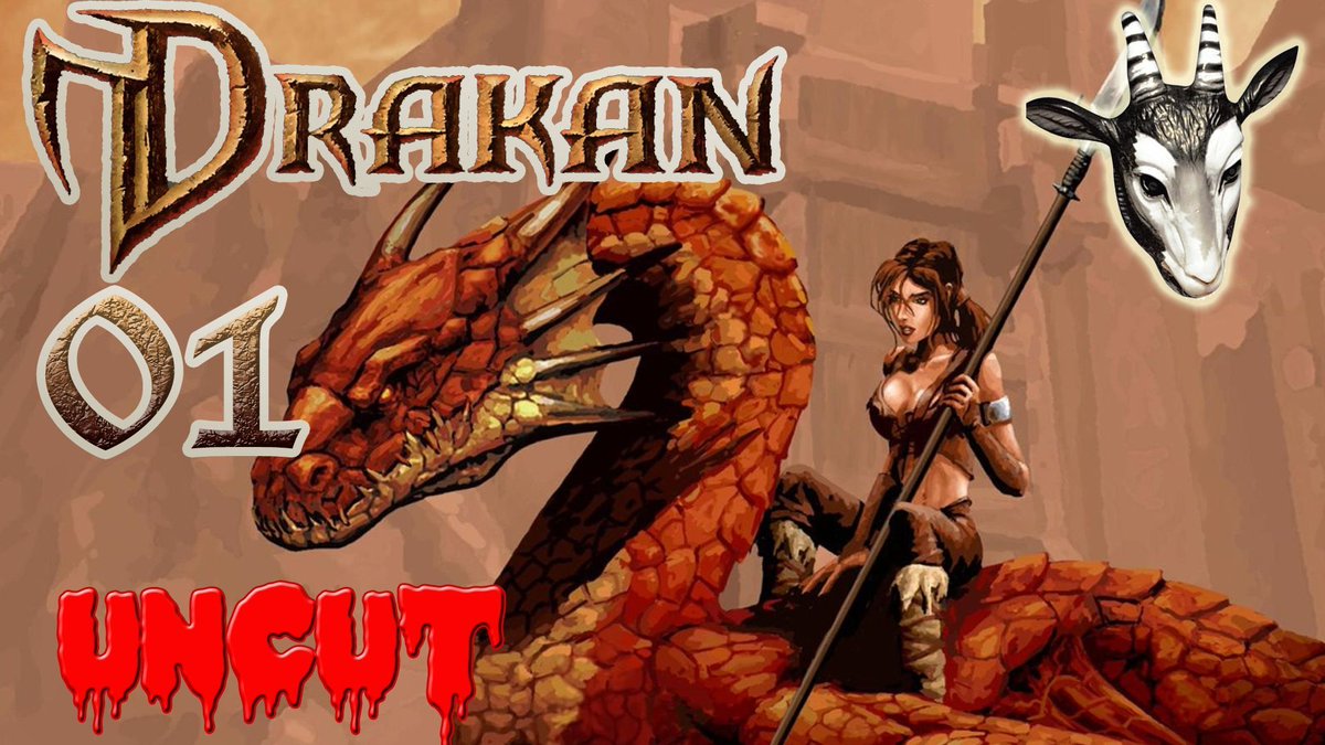 PeacemakerZockt's tweet photo. Nachdem das Dorf von #Rynn überfallen und die Bewohner getötet oder entführt wurden, zieht sie los, um ihren verlorenen Bruder zu finden. Hilfe erhält sie dabei vom #Drachen #Arokh. Das #LetsPlay zu #Drakan gibt es täglich um 18 Uhr auf #Youtube: https://t.co/uHInrkEAfN https://t.co/wQgETKI9WZ