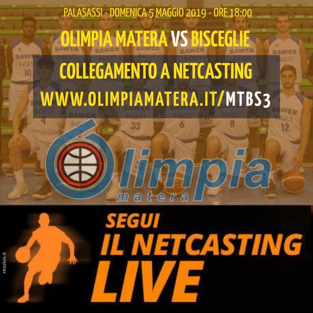 olimpiamatera's tweet photo. Netcasting: ATTIVO. https://t.co/dJgHkb9sDh - Olimpia Matera vs Bisceglie. Domenica 5 maggio 2019 - ore 18:00 - Palasassi di Matera. Gara #3 dei Quarti di Finale - Tabellone C - Play Off. Campionato Nazionale di Pallacanestro - Serie B “Old Wild… https://t.co/dJgHkb9sDh https://t.co/oRdKFli24i