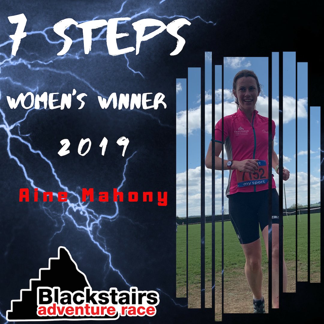 Our 7 step women’s &amp; men’s winners! 
 <a href="/kayathlon/">Kayathlon.ie</a> @Paulsolarelec <a href="/Biz_Broadband/">Regional Broadband</a> 
#BAR #blackstairsadventurerace