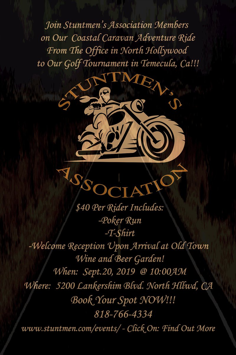 Stuntmen S Association On Twitter The 2nd Annual Motorcycle