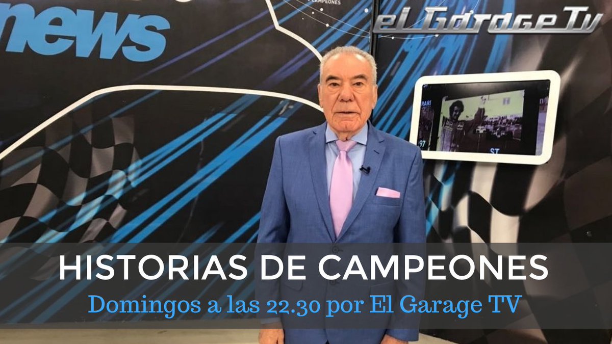 Campeonesnet's tweet photo. 📺 Ya comienza un nuevo episodio de #HistoriasDeCampeones por @elgarage_tv 🏁 Con la conducción de Carlos Alberto Legnani, recordamos grandes momentos del automovilismo argentino! 💪
📌 #CablevisionDigital 108
📌 #CablevisionHD 629 https://t.co/9z8MFuFqRn