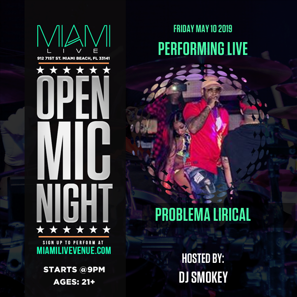 problema_music's tweet photo. Vote for me to perform at #Miami LIVE Open Mic 5/10/19! https://t.co/QwDnDMAQcR #Coast2Coast https://t.co/5PFba75D1n