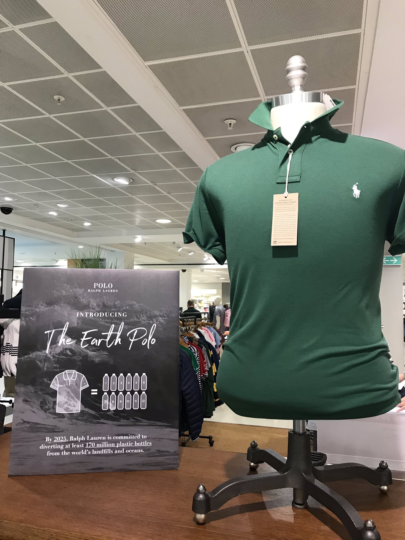Polo plastic bottle clearance shirt