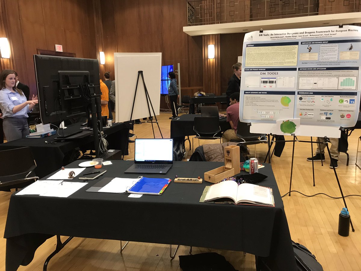 IAmHeatherKemp's tweet photo. This week we presented our #Dungeonsanddragons Electron application that’s dedicated entirely to DM’s (aptly named DM Tools) at Modern Marvels. It was amazing to speak with so many people who were really interested in our project! We hope to continue improving it in the future! https://t.co/ToAapPeHvx