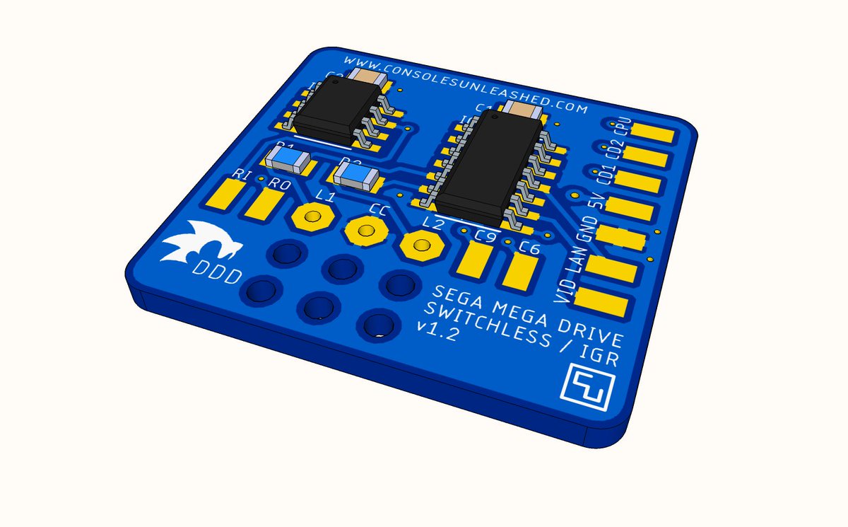 ConsoleMods's tweet image. Available Soon. #Sega #MegaDrive #Switchless Region / In-Game-Reset mod boards. #SegaMods #ConsoleMods #ConsoleModding #OldSchoolGaming #VintageGaming #ClassicGaming #SegaMegaDrive #Electronics #Soldering #16Bit #SegaGenesis