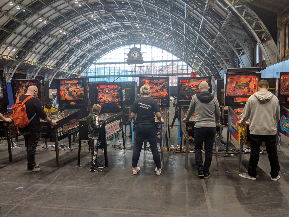 ukpinball's tweet photo. It's been great to see so many different people enjoying a game of pinball this weekend! What's been your favourite game of #PLAYExpoManchester? https://t.co/7MbYlASXGB