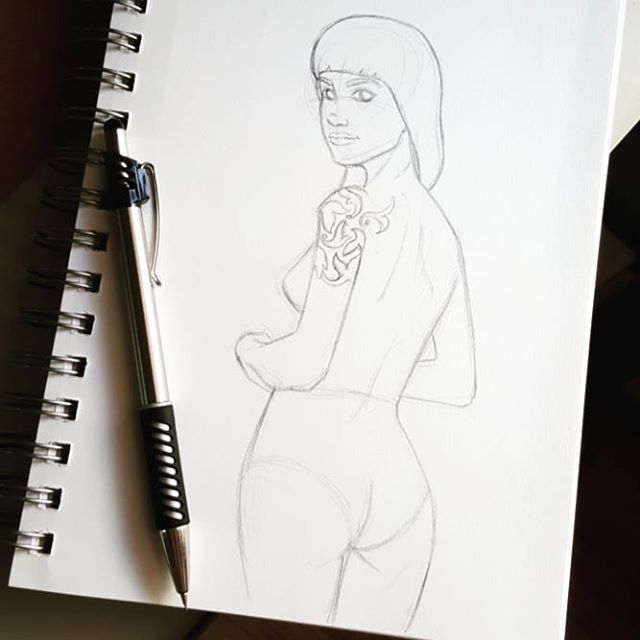 artofbudmcleod's tweet photo. morning drawing. think I'll come back to this one later. hope you all have a great day! ✌
.
.
.
#drawing #figure #female #woman #form #tattoos #design #filigree #study #practice #pencil #graphite #sketch #line #shape #pose #model #art #artist #instar… https://t.co/4KyJ0gybgQ https://t.co/ajfZ44aL2Z