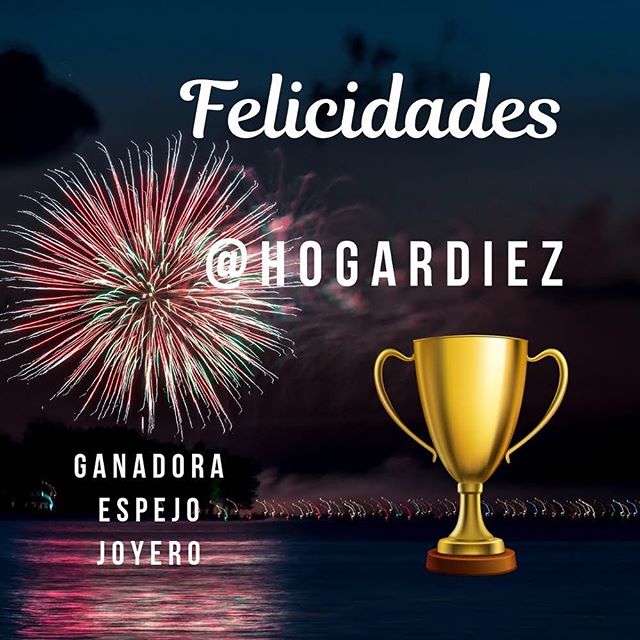 ABosch1980's tweet photo. 🥁🥁Y la ganadora del concurso del espejo-joyero es…. 🥁🥁 @hogardiez !! Enhorabuena 🎉🎉 No has ganado? No te preocupes! Tenemos más concursos para que tú seas el próximx ganadorx!! 🍀🍀 https://t.co/Ocu0w5rVDc https://t.co/In6YwunLq6