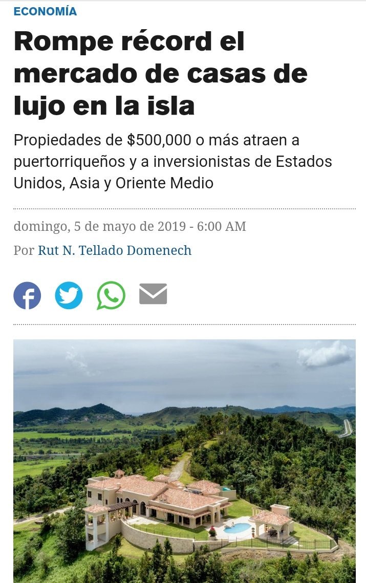 CheitoRiveraMad's tweet photo. Sigue creciendo la brecha que separa las clases sociales. La clase media pierden sus casas mientras las propiedades millonarias se venden en números récord.

Regalamos el país a los extranjeros ricos bajo la excusa de crear empleos con sueldos de hambre.

https://t.co/dZjgBQ4Yss https://t.co/IpGaT6uhJY