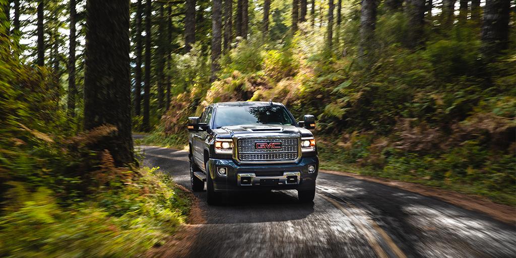 Taking #TruckMonth off the beaten path. The #GMCSierra #Denali HD.