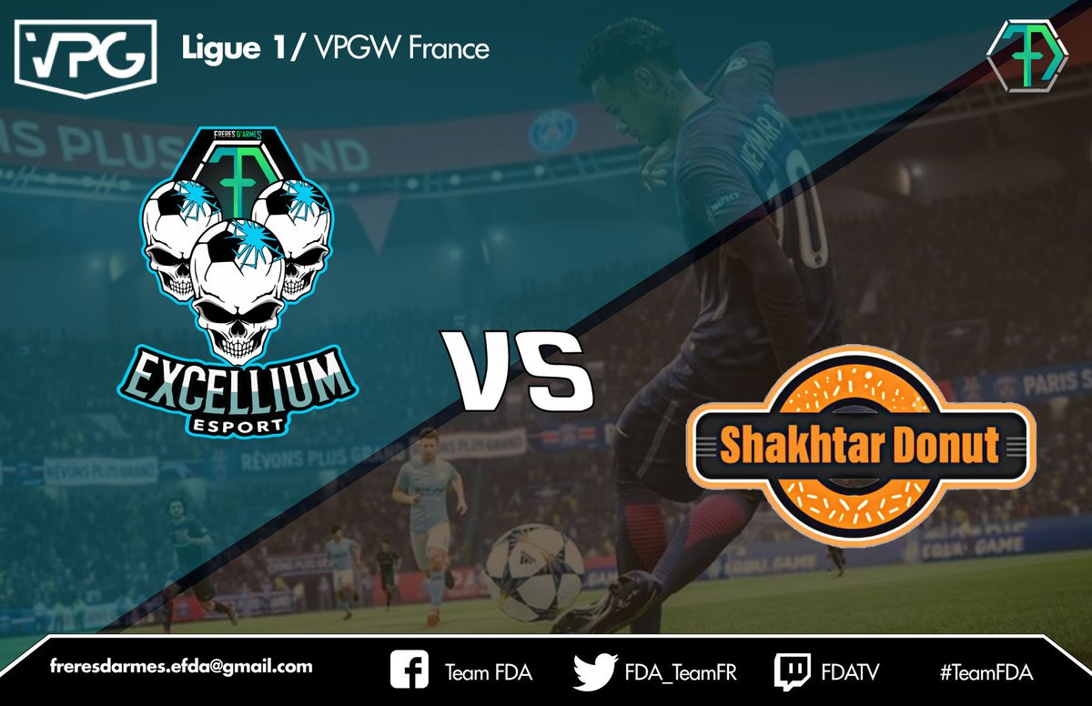 FDAEsport's tweet photo. Bonsoir, la @ExcelliumE va disputer 2 matchs de le Ligue 1 @VPGW_France ce soir à partir de 21h30, contre @ShakhtarDonut et #REDEMPTION.
Bien évidemment stream sur la #FDATV https://t.co/0vTpnZOjSf  
Bonne chance aux équipes ✌️ https://t.co/aYF87Cawqw