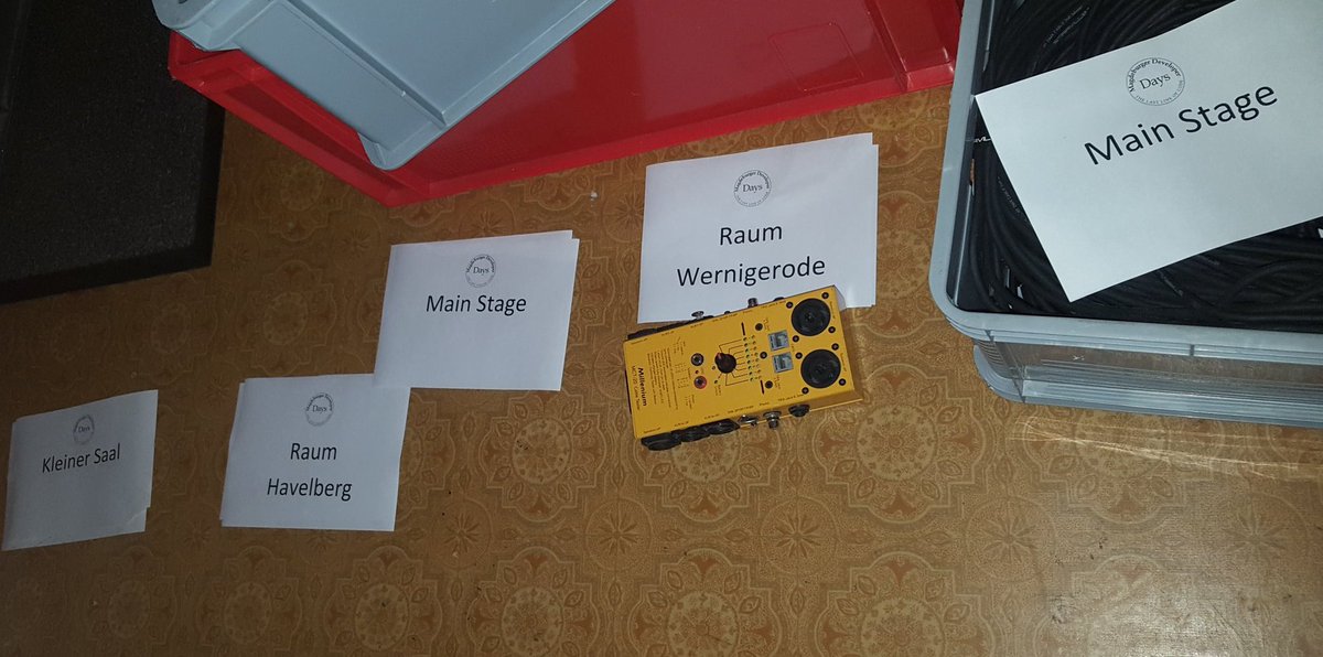 Die Technik für die #mddevdays ist sortiert. Dann kann es ja los gehen !