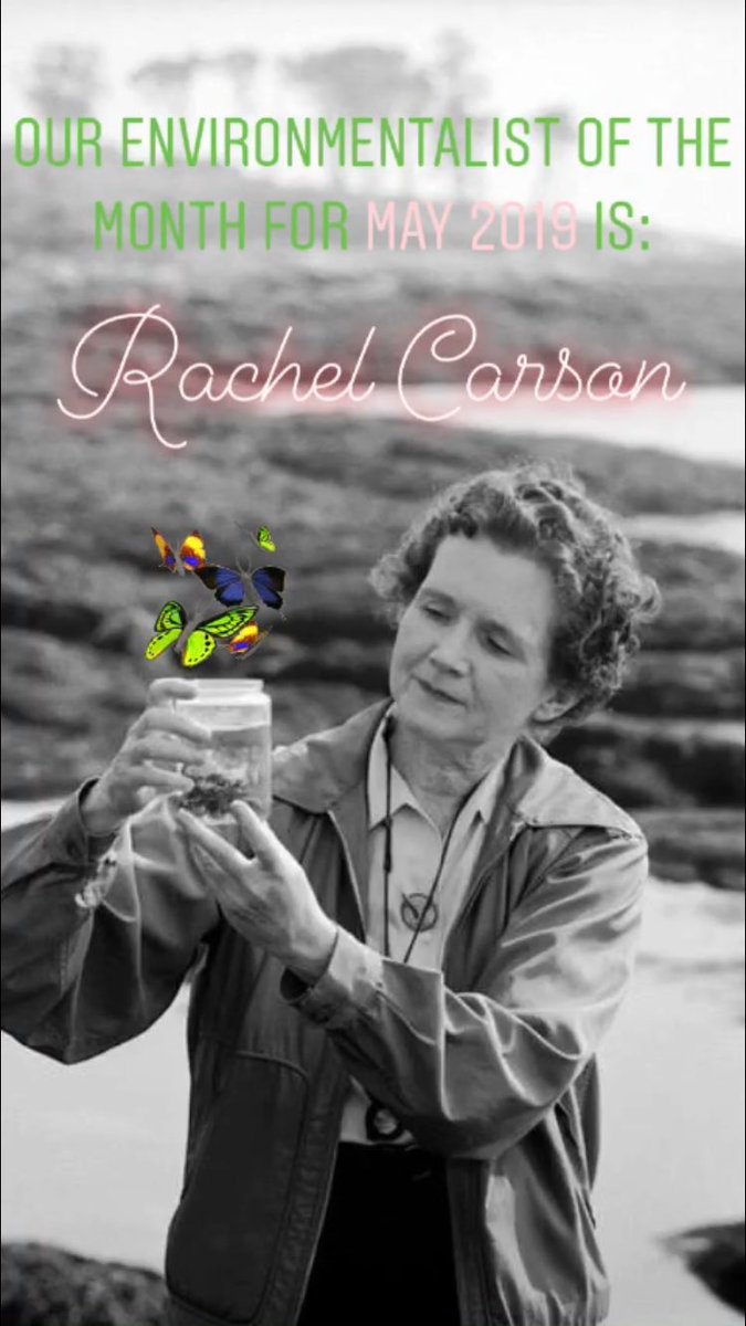 stpatsecoteam's tweet photo. Hey Saints our environmentalist for the month of May 2019 is Rachel Carson! She was an amazing woman who brought awareness to various environmental issues in the early 20th century! https://t.co/MMUHgt6xXv