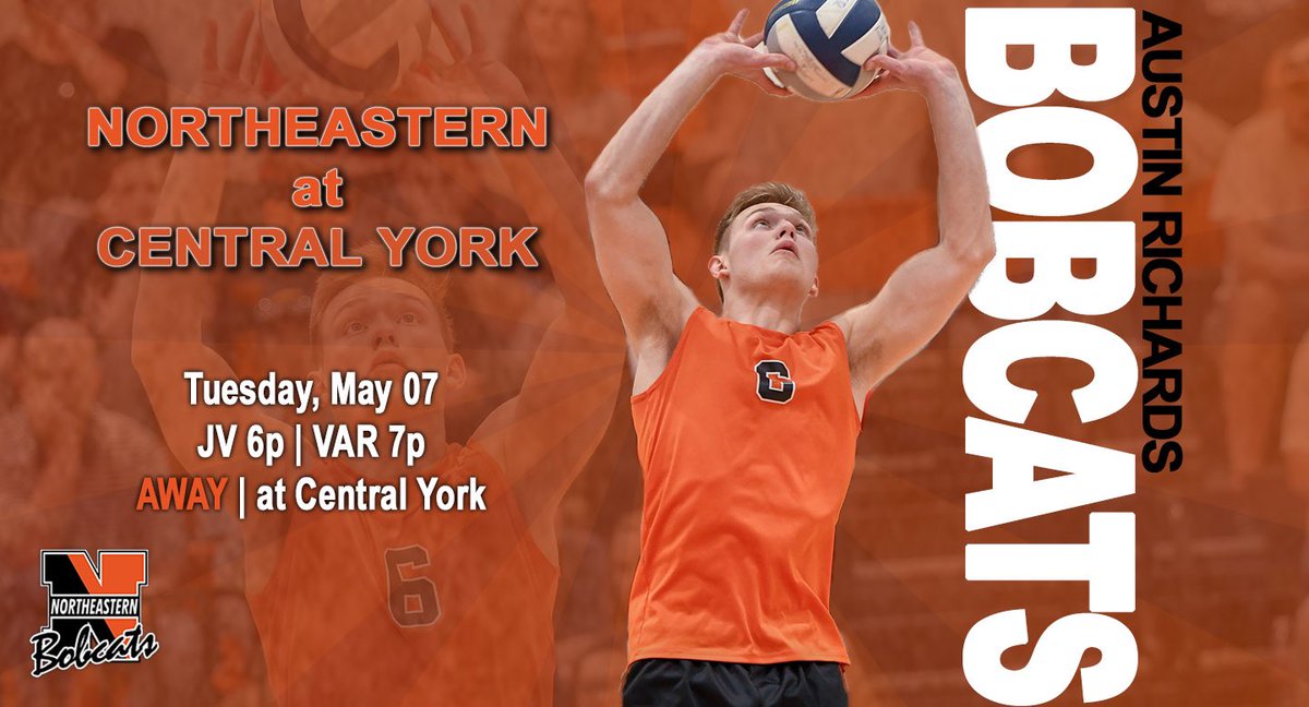 <a href="/NESD/">Northeastern Bobcats</a> Volleyball - We need everyone at Central HS Tuesday!
<a href="/j_eisenhart00/">Jaco</a> <a href="/alexcfinch7/">finch</a> <a href="/Jaredfurst/">Jared Furst</a> <a href="/zech_sanderson/">Zech Sanderson</a> <a href="/Trip__Williams/">Kyle Williams</a> @ndotwilson <a href="/robbywolfgang16/">Robby</a> @rwolfgang3 <a href="/jarentz4/">Jodi Arentz</a> @LemenRon <a href="/Eggrosss/">Evan Gross</a> <a href="/ToddFox43/">Todd Sadowski</a> <a href="/Racheltpa/">Rachel Thompson</a> <a href="/wilsont614/">Teresa Wilson</a> <a href="/TSchraudner/">Tristan Schraudner</a> <a href="/GMillerBobcatVB/">George Miller</a> <a href="/gahawk24/">GFitzsimmons</a>