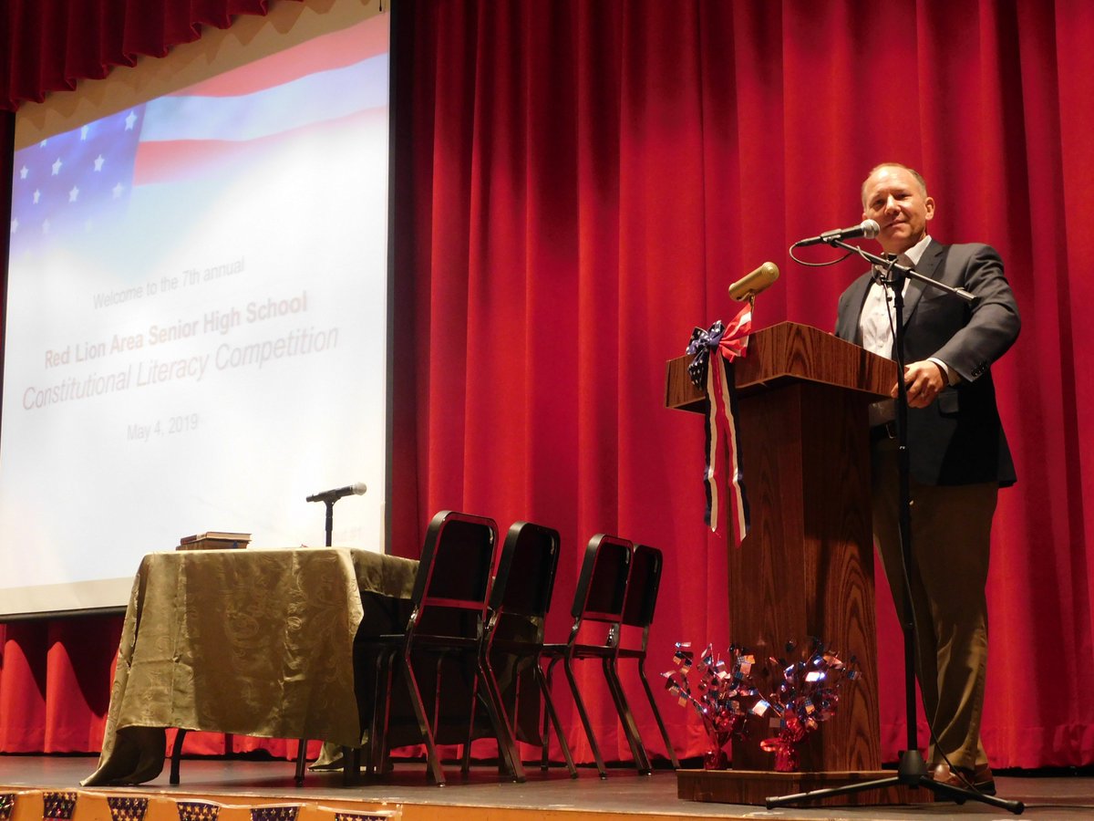 RLAxeMJ's tweet photo. 55 students competed for the title of Constitutional Scholar. Congrats to the winning team and second place team who earned a trip to DC. Special thanks to @RepSmucker for serving as Keynote Speaker. @rlschools @rlashs #Constitution https://t.co/zLXbRP8OCN