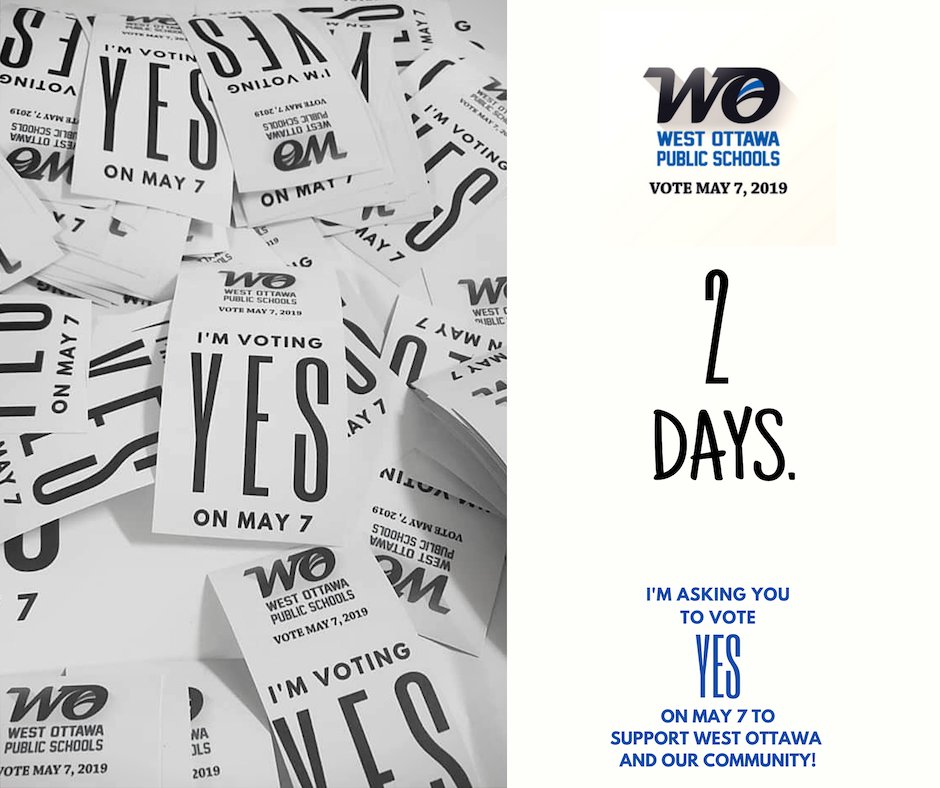In 2 days we will vote YES! ✅
RETWEET &amp; state why you're voting YES! ✅ 

#VoteYesForWO #PanthersPassTheBond #GoWO #VoteYesOnMay7 #InvestingInOurCommunity #NoMillageIncrease