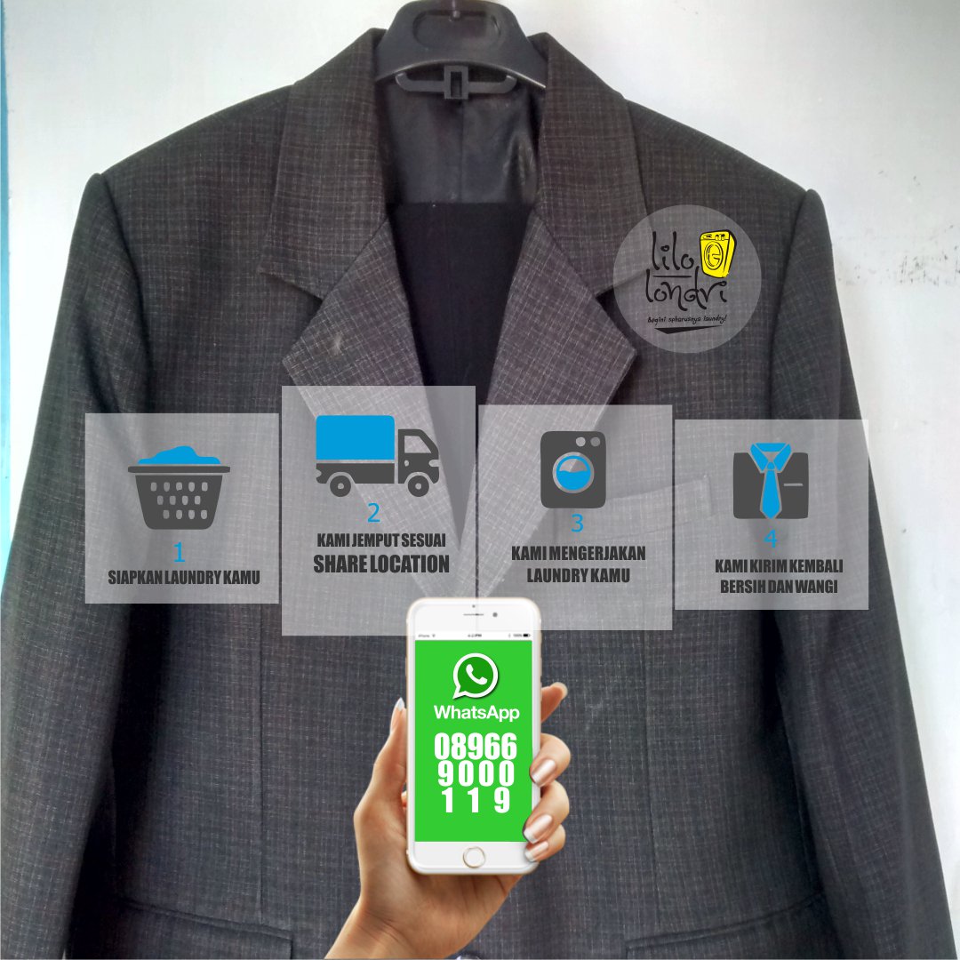 lilolondri's tweet photo. Terlalu sayang baju masuk ke laundry kiloan?
Bayangkan Laundry dengan layanan professional, terpercaya, tepat waktu hadir di muka rumah Anda. Nggak lagi antar cucian ke store laundry, hemat waktu dan tenaga. This is it! #LaundryJasSemarang

ORDER ONLINE --> 08966-9000-119 https://t.co/LUbGM3Rjjx