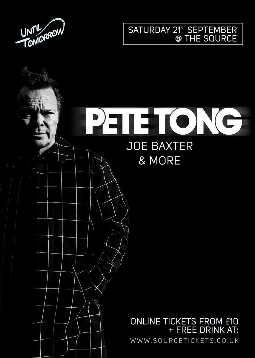 Source Maidstone (@thesource_bar) on Twitter photo 21st September 2019 - Until Tomorrow welcomes <a href="/petetong/">Pete Tong mbe</a> and <a href="/GeorgeMensah/">George Mensah</a> back to The Source!
Tickets ON SALE from just £5 + FREE DRINK: buff.ly/2HluwOW 21st September 2019 - Until Tomorrow welcomes <a href="/petetong/">Pete Tong mbe</a> and <a href="/GeorgeMensah/">George Mensah</a> back to The Source!
Tickets ON SALE from just £5 + FREE DRINK: buff.ly/2HluwOW