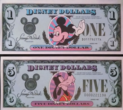 cheers2theears's tweet photo. Who misses Disney Dollars? The first Disney Dollars was sold 32 years ago at Disneyland! #Disneyland #MickeyMouse #DisneyDollars https://t.co/KYdaqfFFcr