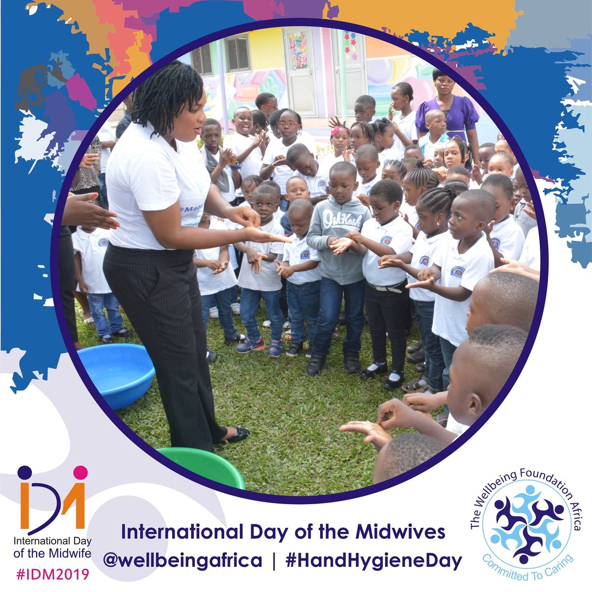 wellbeingafrica's tweet photo. "Our #Midwives insist on teaching children handwashing techniques, so as to protect them from diarrhoea and other related diseases." Happy #HandHygieneDay!
#IDM2019 #ThankyouMidwife @ToyinSaraki @WHO @world_midwives https://t.co/0rxW9Malma