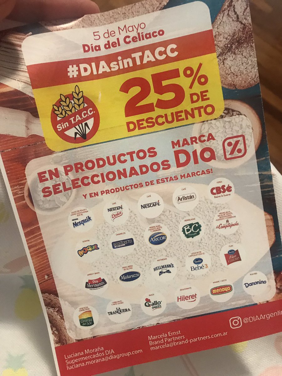 dialiebers's tweet photo. Y atentos porque hoy hay 25% de descuento en estos productos 🙌 #diasintacc #DiaDelCeliaco https://t.co/OKiTMLvFUp