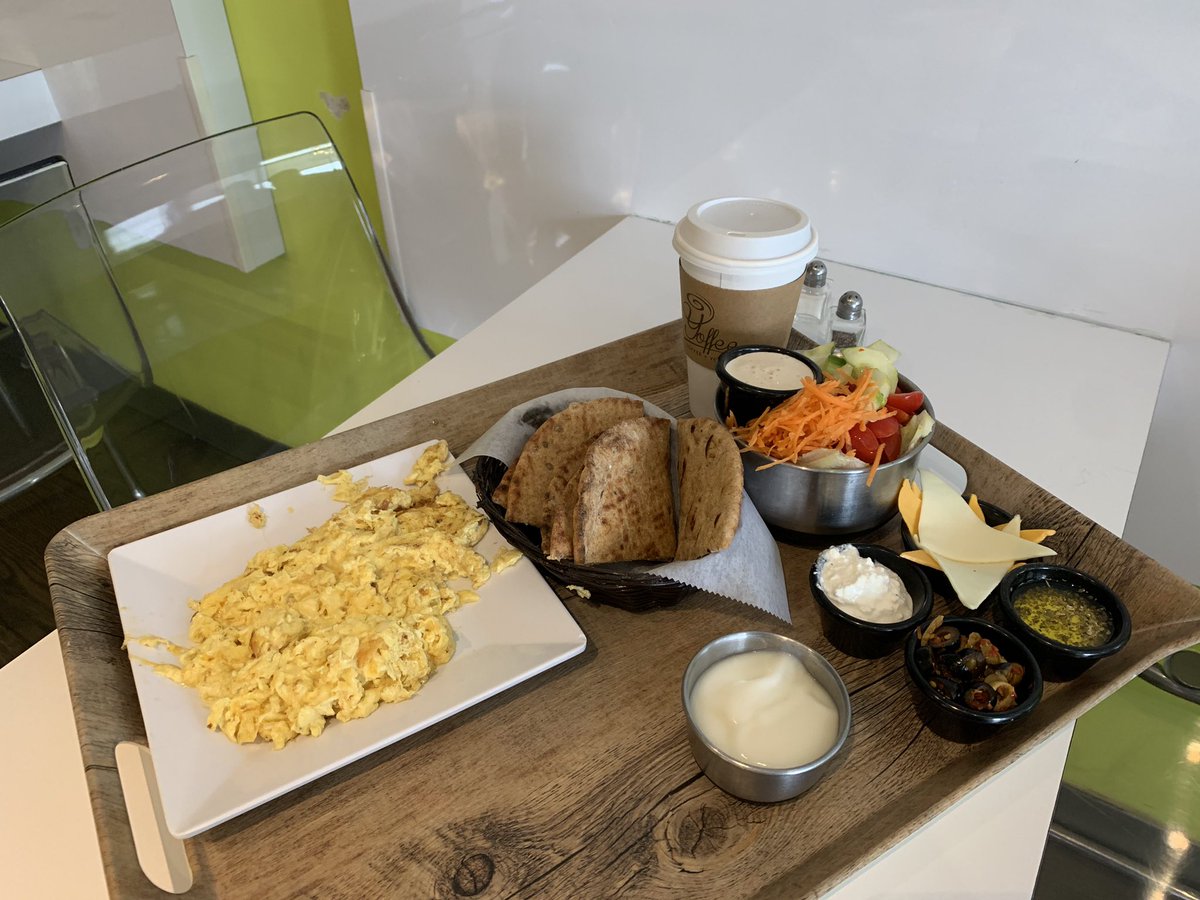 Lavish breakfast served. Yoffee Style!!!