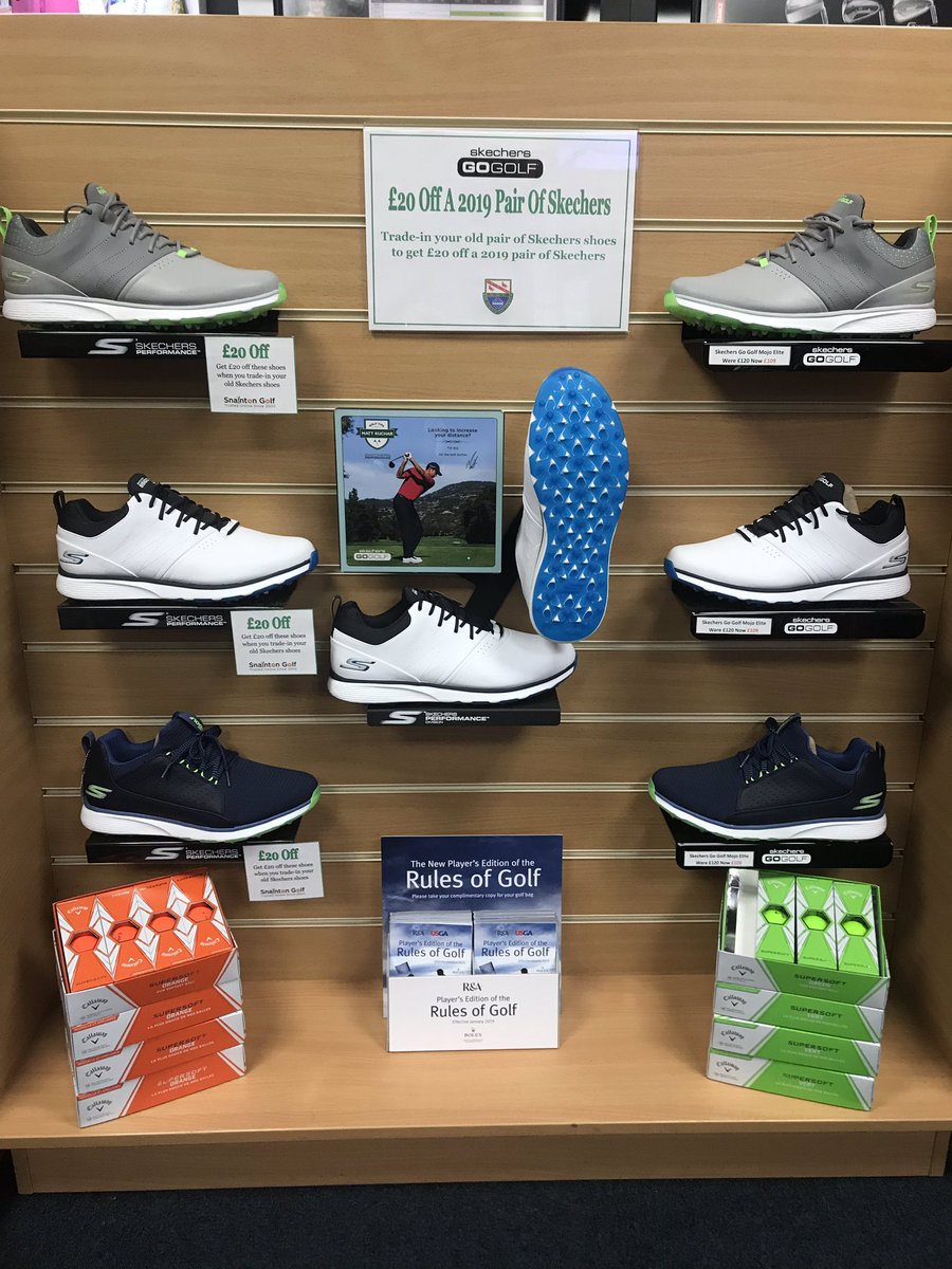 Trade-in your old <a href="/skechersGO/">Skechers Performance</a> shoes and get £20 off a new pair of <a href="/skechersGO/">Skechers Performance</a> #greatdeal #sheffieldissuper #golf