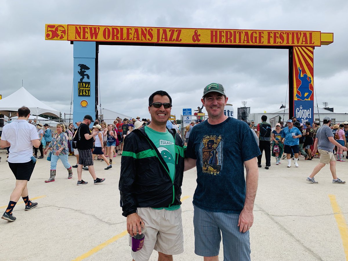 mm_dragon's tweet photo. Happy 50th @jazzfest. I’ve been to half of them!!! #JazzFest50 https://t.co/baFmk12piq